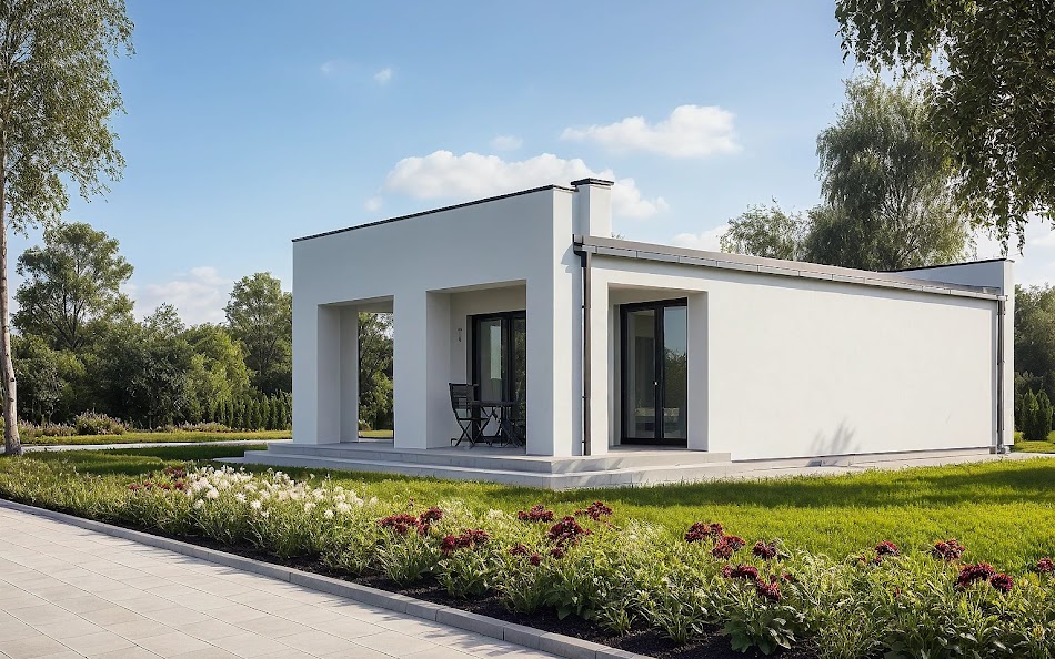 Wizualizacja 2 domu G201 - Budynek rekreacyjny z sauną