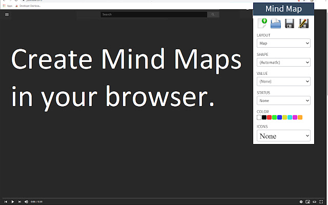 Mind Map chrome extension