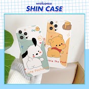 Ốp Lưng Iphone Winnie Cạnh Vuông 6/6Plus/6S/6Splus/7/7Plus/8/8Plus/X/Xr/Xs/11/12/13/Pro/Max/Plus/Promax