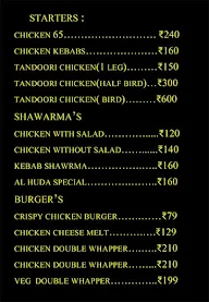 Al Huda Mandi & Cafeteria menu 4