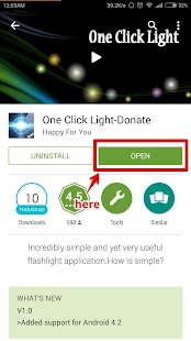 One Click Light-Donate Screenshots 2