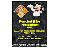 Panchal Ji Ka Restaurant menu 2