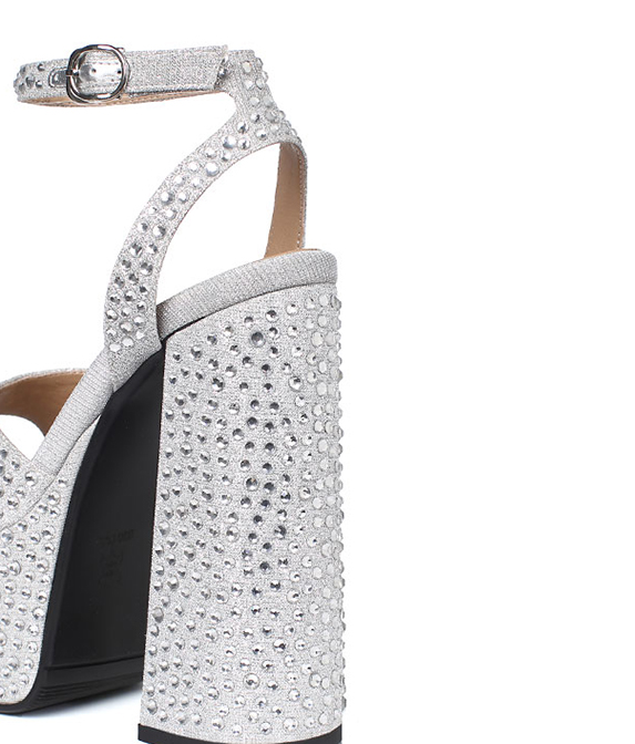 Title 9, Sandali donna tacco alto a blocco in pelle con ...