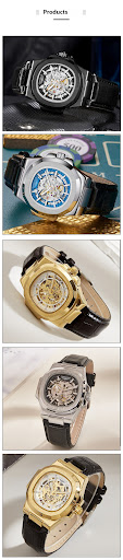 Title 4, Barrel-shaped leather belt Mens Waterproof Mec...