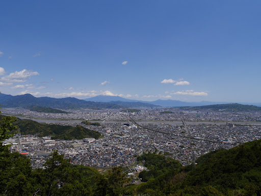 朝鮮岩から富士山方面