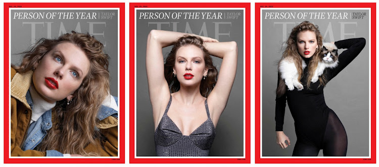 Singer/songwriter Taylor Swift appears on the cover of Time Magazine's 2023 "Person of the Year" edition, in an image released in New York City, US, on December 6 2023.