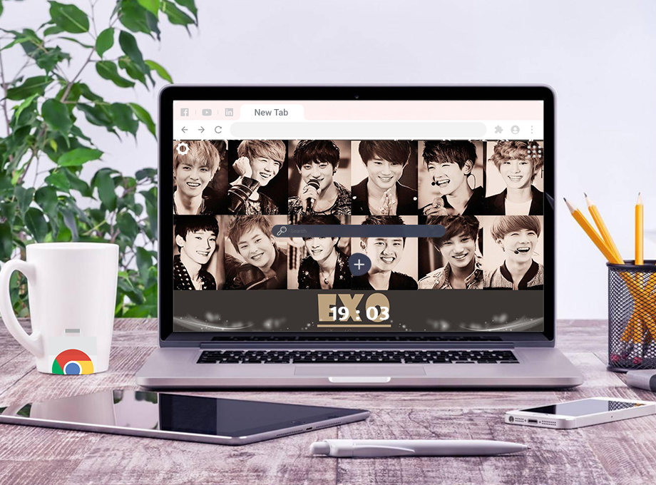EXO K-Pop Wallpapers New Tab Preview image 1