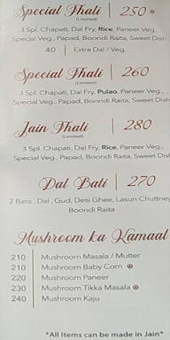 Inder Chand Vijay Kumar menu 3