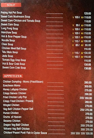 Peaking rs puram menu 5