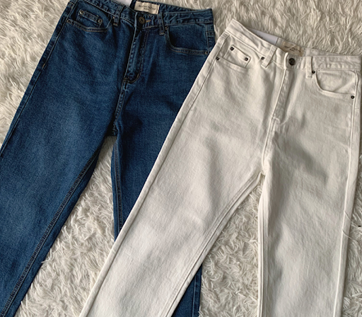 Title 5, Womens Jeans Retro Stretch Slim High Waist Pip...