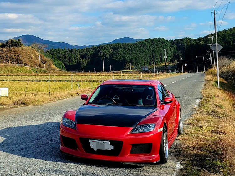 RX-8の通勤快速仕様・笠そば・🐱にゃんは通過に関するカスタム事例の投稿画像1枚目