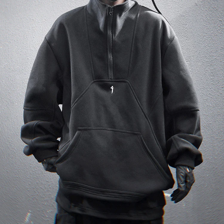 Dark Function Vest Sweatshirt Loose Leisure Suit. Experience comfort and style with this casual suit, perfect for relaxe