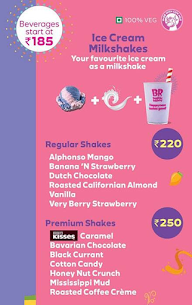 Baskin Robbins - Ice Cream Desserts menu 2