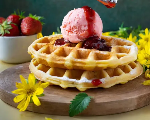 Strawberry Indulgence Waffle