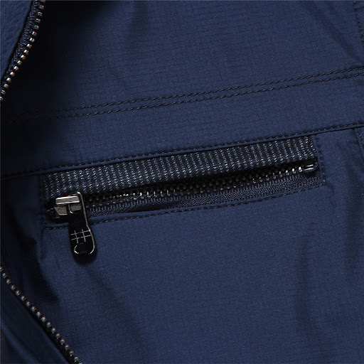 Title 7, Middle Aged Mens Standing Collar Business Casu...