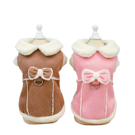 Title 6, Pet Dog Warm Traction Vest Cotton-padded Coat. ...