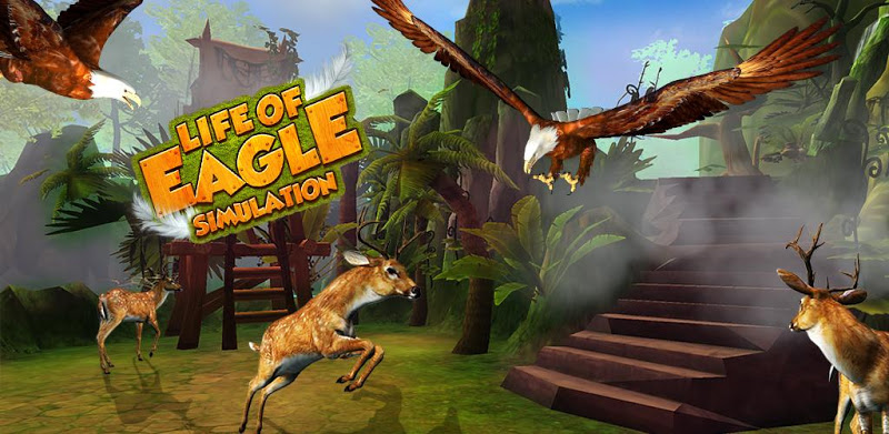 Life of Golden Eagle: Falcon Wildlife Simulation