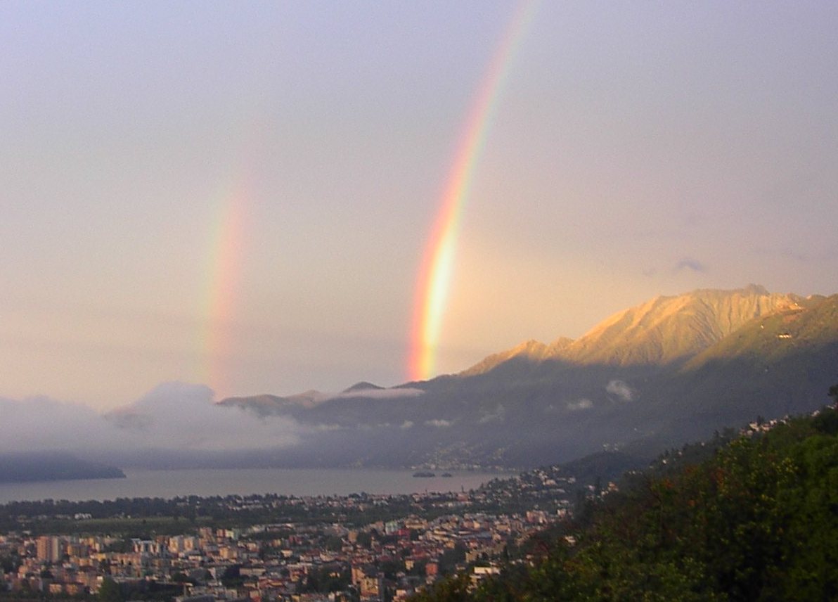 Arcobaleno sulle isole di Brissago di giorgio43