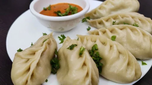 Veg Steamed Momos [ Special] + One Drink Free