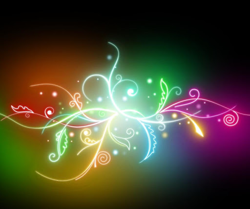 Neon Glow Art Wallpaper 4K
