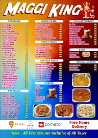 Maggi King menu 1