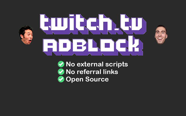 Twitch Adblock chrome extension