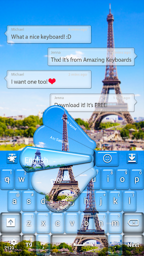 Eiffel Tower Keyboard