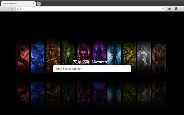 World of Warcraft Random Tab chrome extension