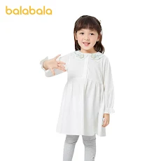 Váy liền dày tay bé gái hiệu Balabala