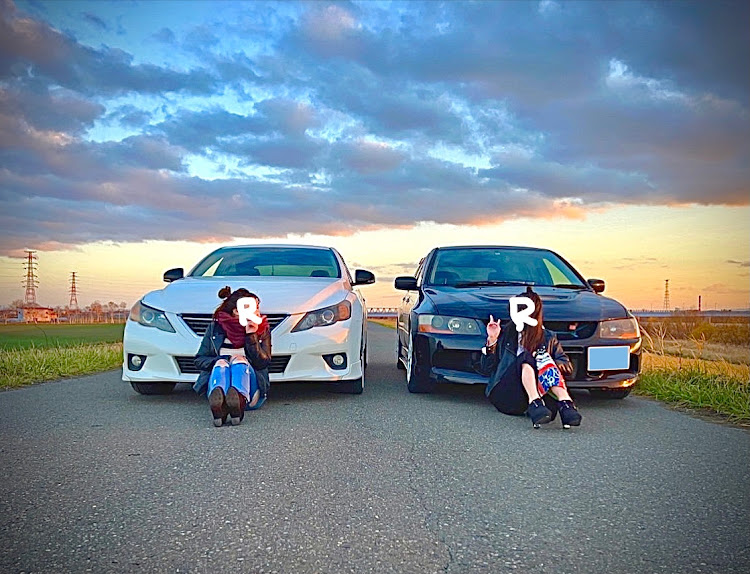 マークXのランサーエボリューションワゴン・女性オーナー・ドライブ・車写活に関するカスタム事例の投稿画像5枚目