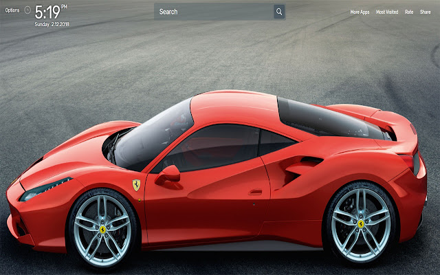 Ferrari Sports Cars Wallpapers NewTab Theme
