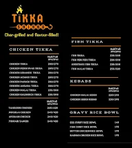 Tikka Shikka menu 3