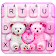 Thème de clavier Teddy Bear Couple icon