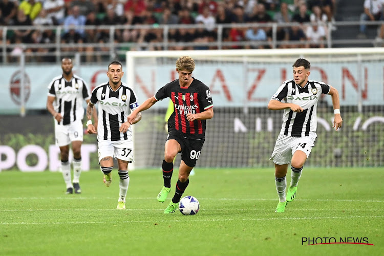 L'entraîneur de l'AC Milan clair avec Charles De Ketelaere : "Ce n'est pas un ailier"