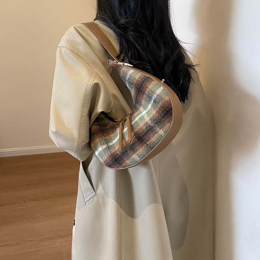 Title 8, Womens Fashion Color Contrast Plaid Retro Hand...