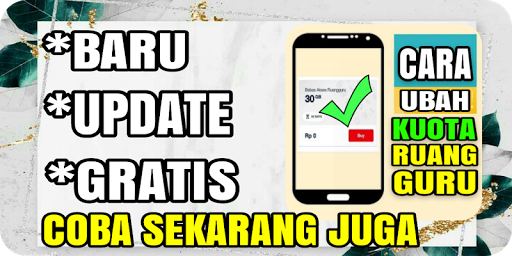 Cara Ubah Kuota Ruang Guru Menjadi Kuota Regular