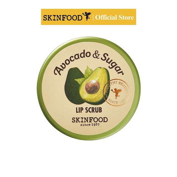 [Skinfood] Avocado & Sugar Moisturizing Lip Scrub 14G / Low Irritation / Lip Exfoliate