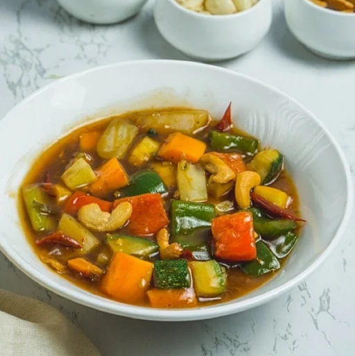 Mixed Veg In Kung Pao Style (Gravy)