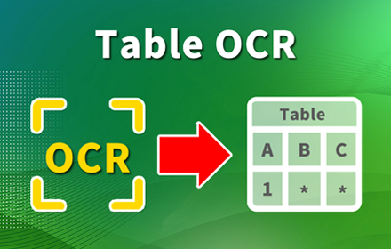 Table OCR - Extract tabular data from Pdf/Img small promo image