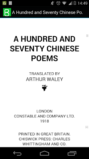 170 Chinese Poems