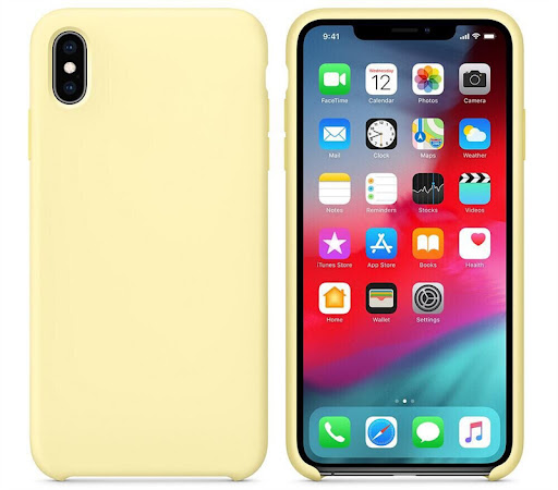 Title 3, Solid Color Liquid Silicone Phone Case Protecto...