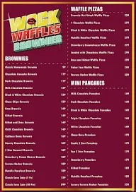 Wack Waffle Pizza menu 1