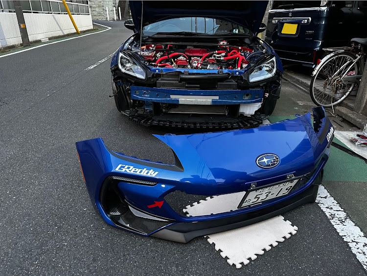BRZのDIY・スバル・スバル乗りと繋がりたい・グリルメッシュ化に関するカスタム事例の投稿画像2枚目