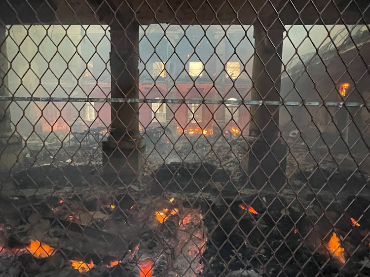 After the fire: the Jagger Reading Room.