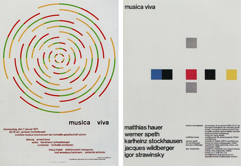 Josef Müller-Brockmann's Musica Viva Posters for the Zurich Tonhalle