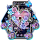 Download Retro Metallic Gear Rose Flower Heart Theme For PC Windows and Mac 1.1.1