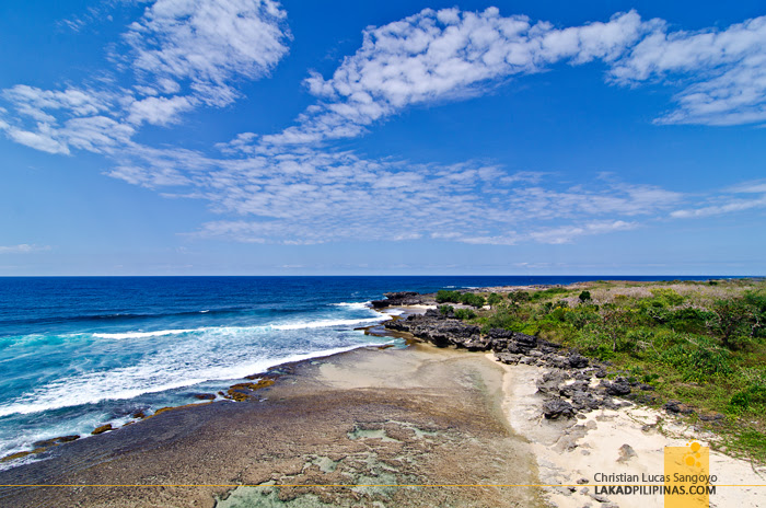 Patar White Beach Rock Formations