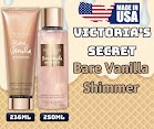 Victoria Secret Shimmer Bare Vanilla , Body Mist Victoria Secret 250Ml, Lotion Victoria Secret 236Ml