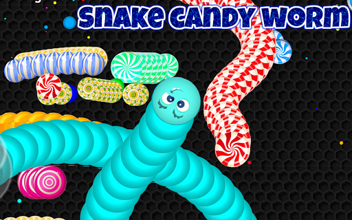 Worm Candy io - Snake Candy Sliter captures d'écran apk mod pirater preuve 2
