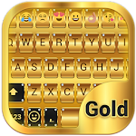 Cover Image of ダウンロード Gold Emoji Keyboard Theme 1.0.8 APK